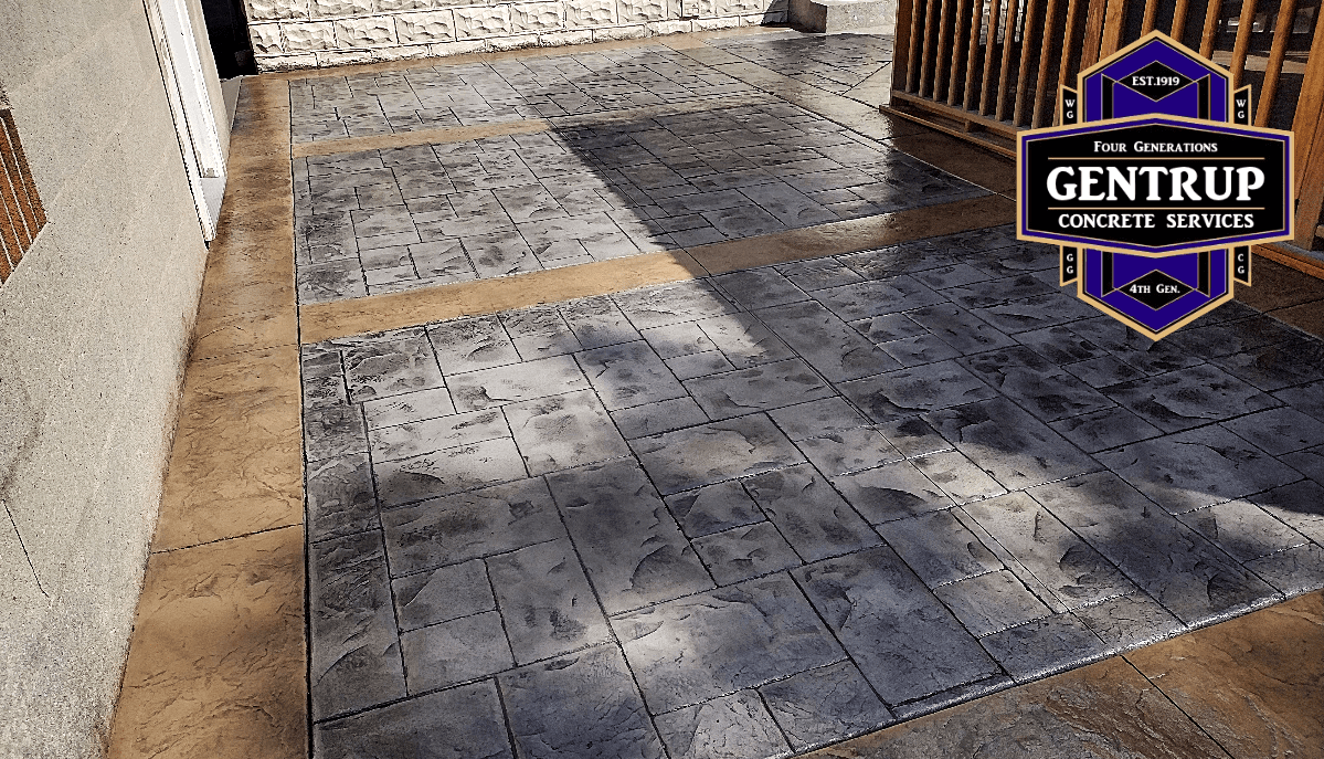 Stamped Concrete Patio in Kentucky Gentrup Concrete